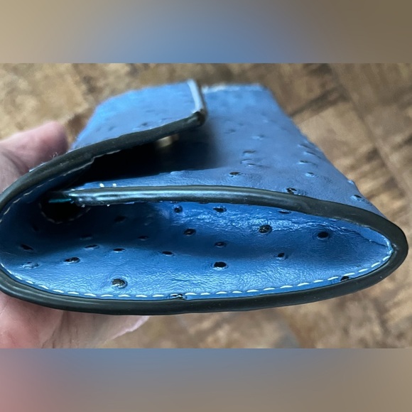 CLAVA Jemma Ostrich Clutch, NWOT - Picture 12 of 13